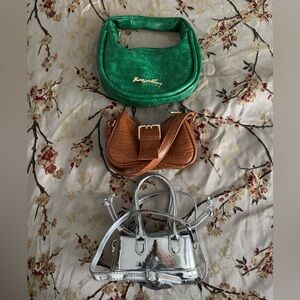 3 mini purses